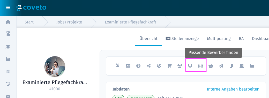 Toolbox eines Jobs